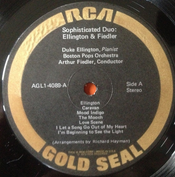 Duke Ellington - Sophisticated Duo: Ellington & Fiedler(LP, RE, RM)