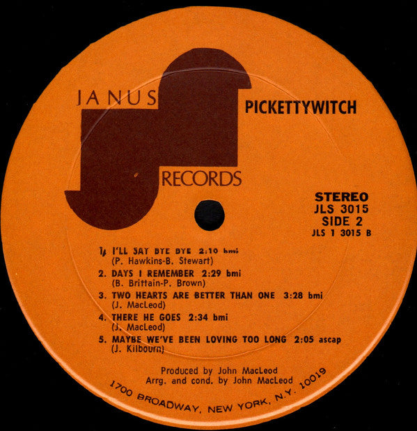 Pickettywitch - Pickettywitch (LP, Album)