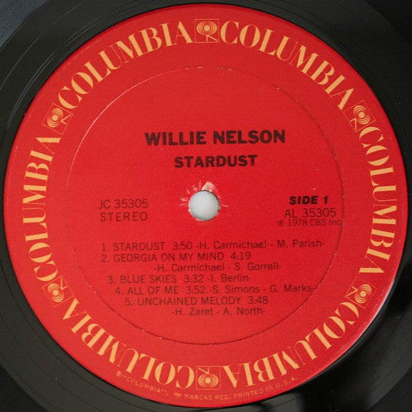 Willie Nelson - Stardust (LP, Album, Ter)