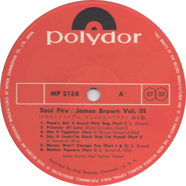 James Brown - Soul Fire 3 (LP, Comp)