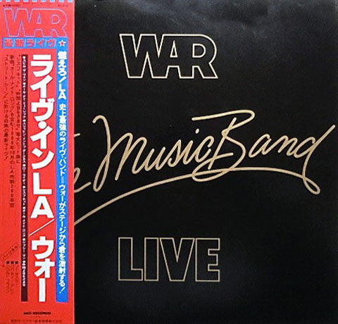 War - The Music Band Live (LP, Album)
