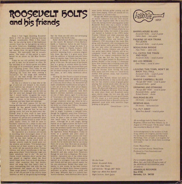 Various - Roosevelt Holts And His Friends (LP)