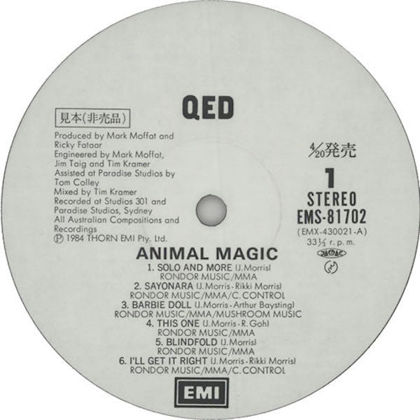 QED* - Animal Magic (LP, Album, Promo)