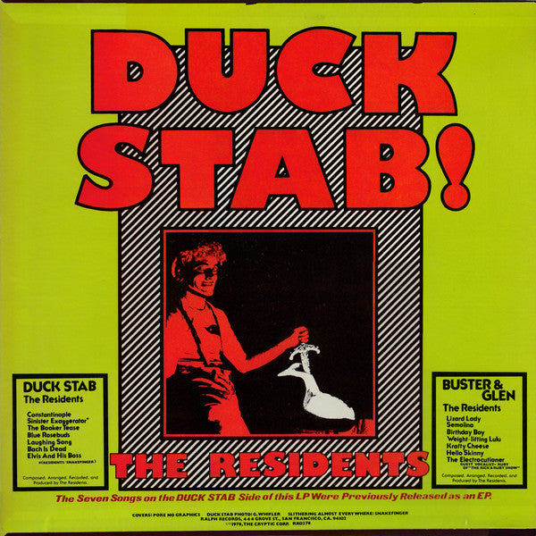 The Residents - Duck Stab / Buster & Glen (LP, Album, Gre)