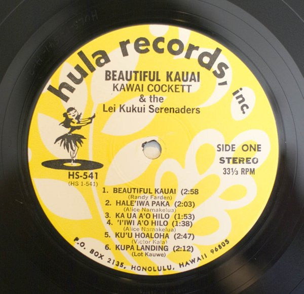 Kawai Cockett & The Lei Kukui Serenaders - Beautiful Kauai (LP, Album)