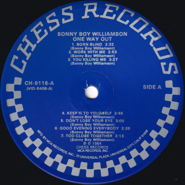 Sonny Boy Williamson (2) - One Way Out (LP, Comp, RE, RP)