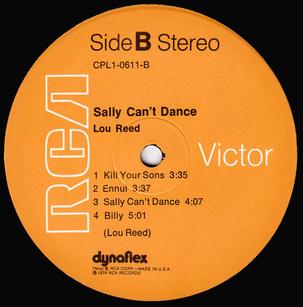 Lou Reed - Sally Can't Dance (LP, Album, Hol)