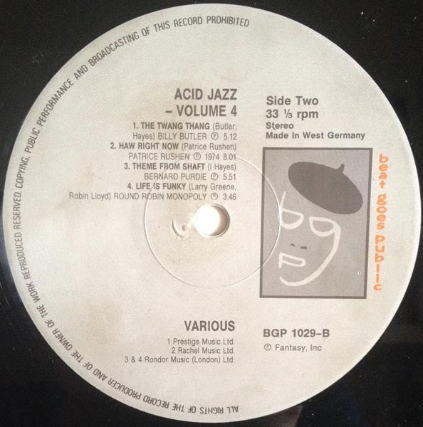 Various - Acid Jazz Vol. 4 (LP, Comp)