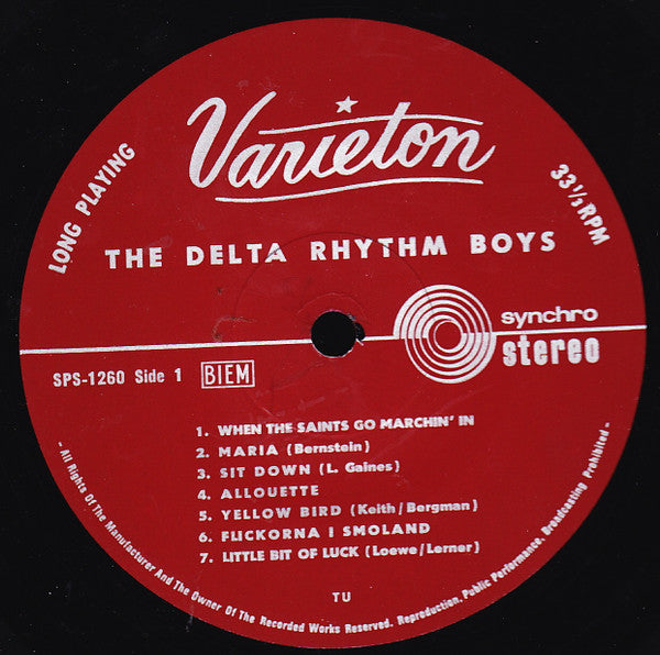 The Delta Rhythm Boys - The Delta Rythm Boys (LP)
