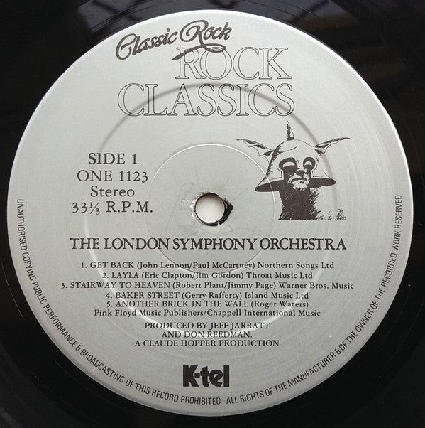 The London Symphony Orchestra - Classic Rock Rock Classics(LP, Album)