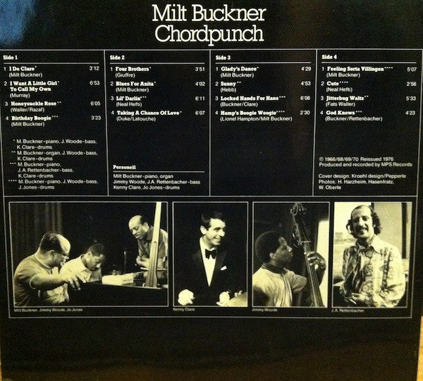 Milt Buckner - Chordpunch (2xLP, Album, Comp)