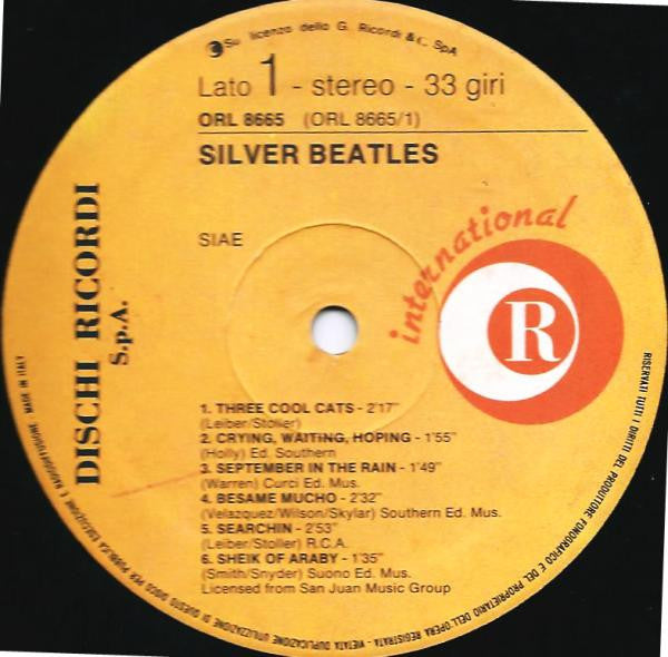 Silver Beatles* - Silver Beatles (LP, Unofficial)