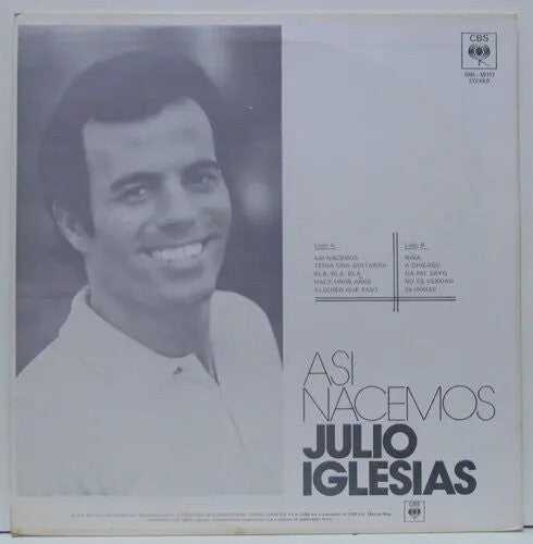Julio Iglesias - Asi Nacemos (LP, Comp, RE)
