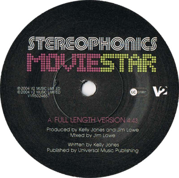 Stereophonics - Moviestar (7"")
