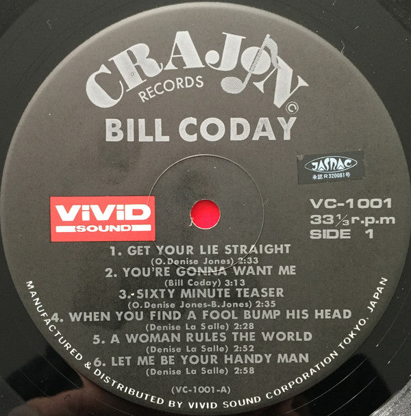Bill Coday - Bill Coday (LP, Comp)