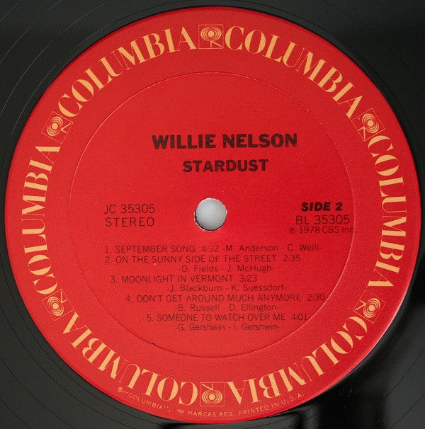 Willie Nelson - Stardust (LP, Album, Ter)