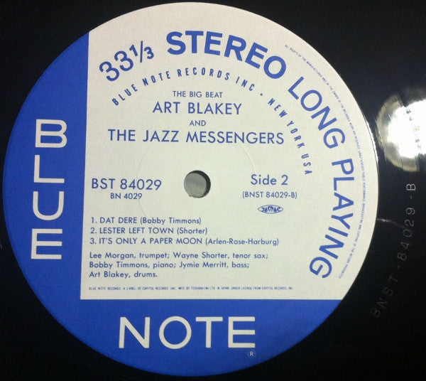 Art Blakey & The Jazz Messengers - The Big Beat (LP, Album, Ltd, RE)