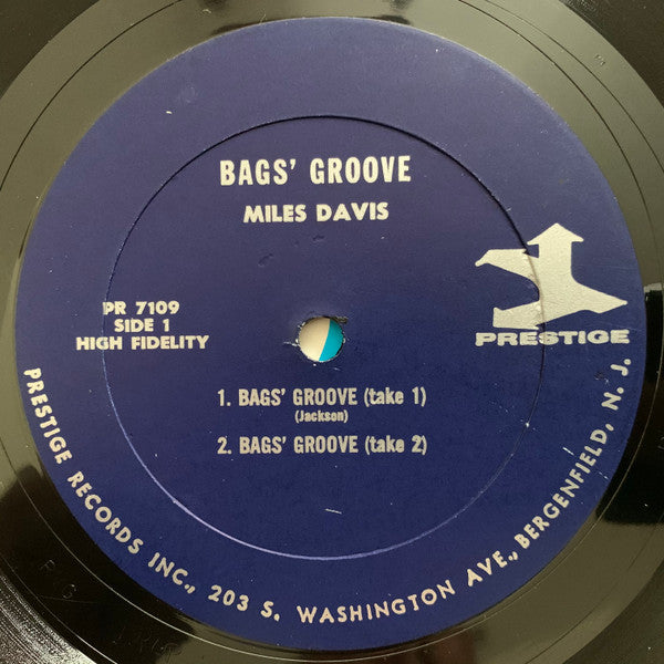 Miles Davis - Bags Groove (LP, Album, RE)