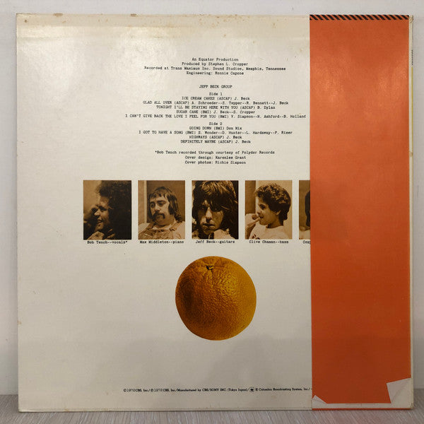 Jeff Beck Group - Jeff Beck Group (LP, Album, RE)
