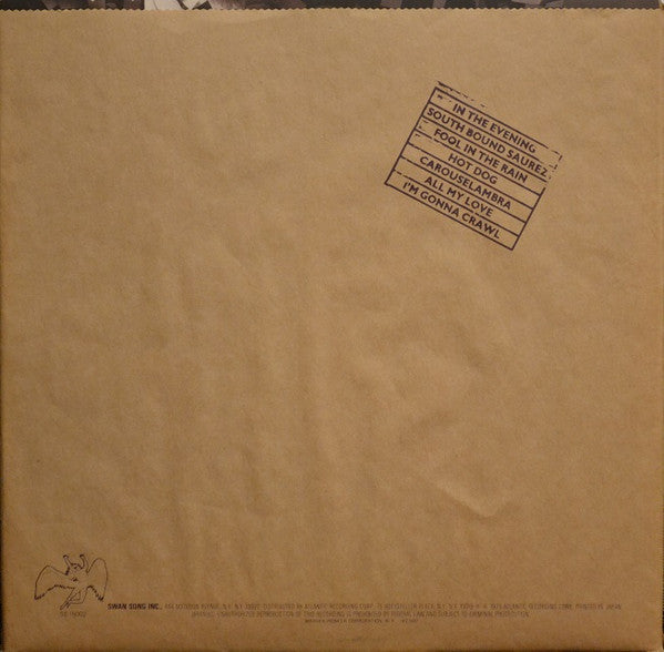 Led Zeppelin - In Through The Out Door (LP, Album, ""B"")