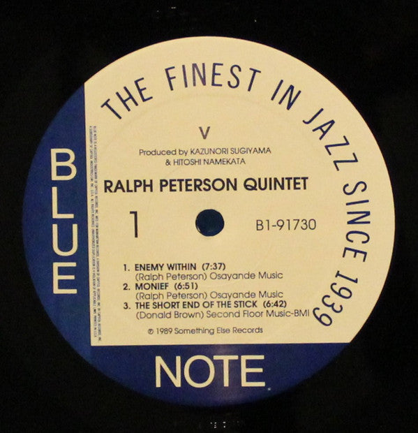 Ralph Peterson Quintet - V (LP, Album)