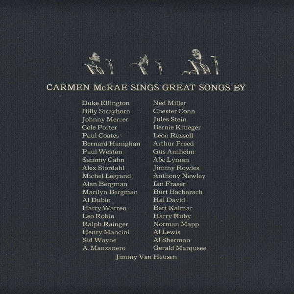 Carmen McRae - The Great American Songbook (2xLP, Album, Gat)