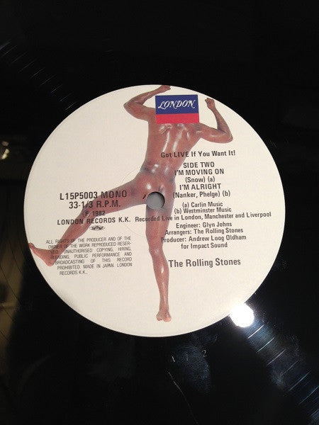 The Rolling Stones - Got Live If You Want It (12"", Mono, RE)