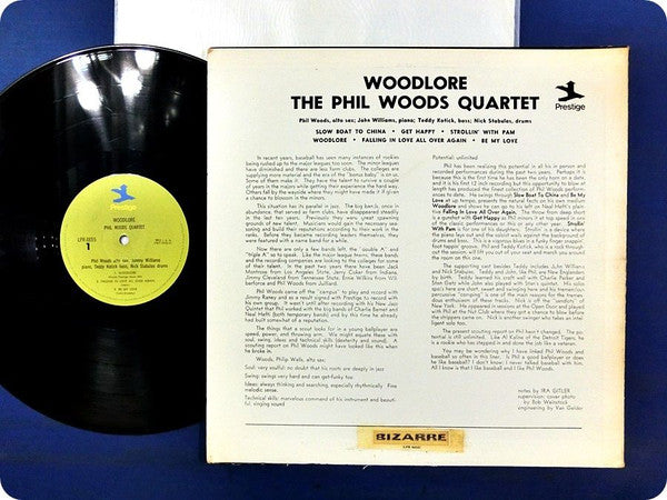 Phil Woods Quartet* - Woodlore (LP, Album, RP)