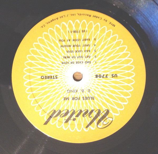 B.B. King - Blues For Me (LP, Album, RE)