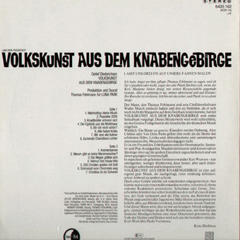 Detlef Diederichsen - Volkskunst Aus Dem Knabengebirge (LP, Album)