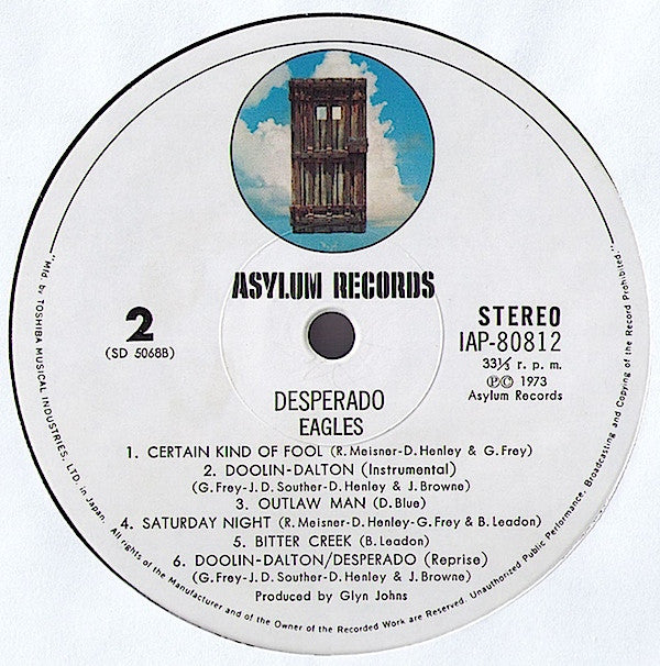 Eagles - Desperado (LP, Album)