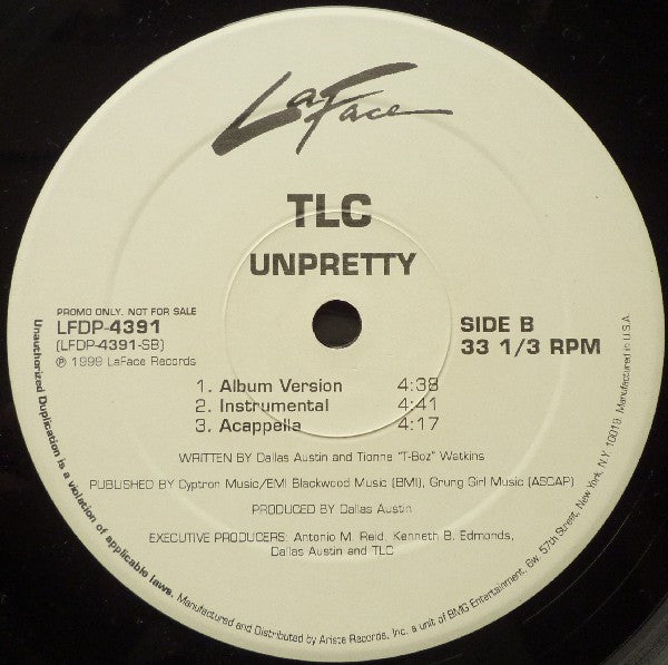 TLC - Unpretty (12"", Promo)