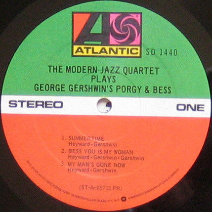 The Modern Jazz Quartet - The Modern Jazz Quartet Plays George Gers...