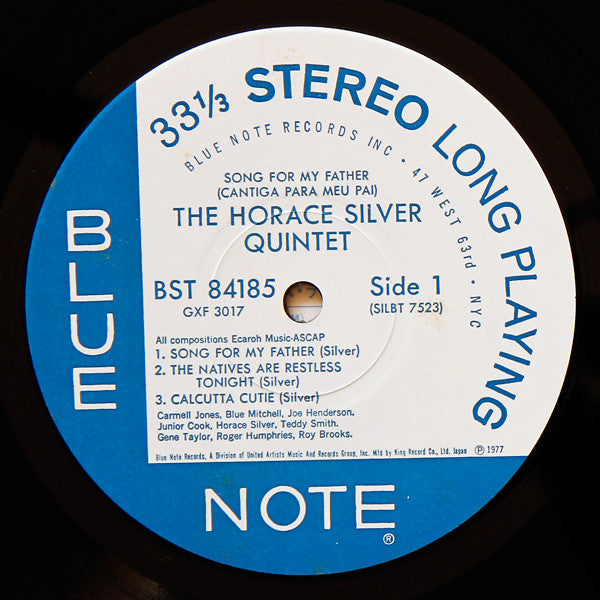 The Horace Silver Quintet - Song For My Father (Cantiga Para Meu Pa...