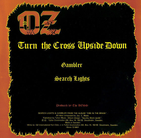 Oz (15) - Turn The Cross Upside Down (12"", Maxi)
