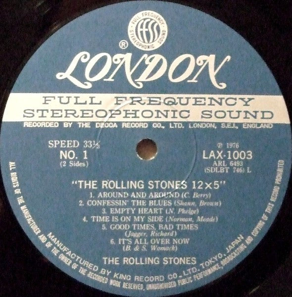 The Rolling Stones - 12 X 5 (LP, Album, RE)