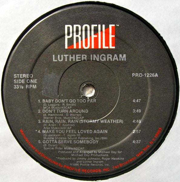 Luther Ingram - Luther Ingram (LP, Album)