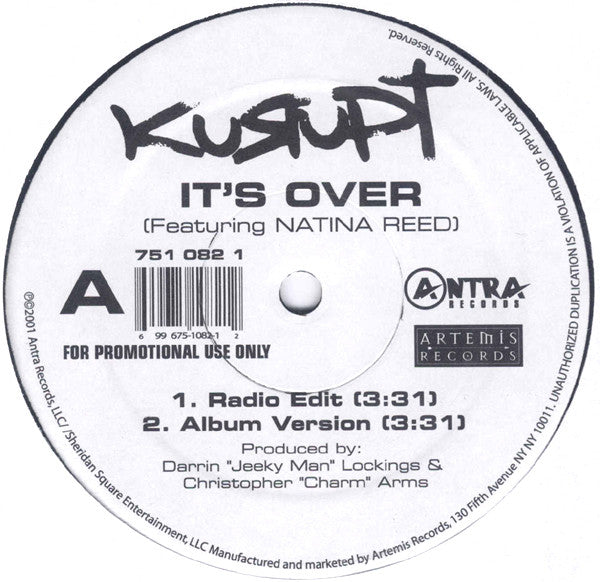 Kurupt - It's Over (12"", Single, Promo)