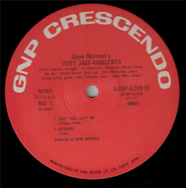 Various - Gene Norman Presents Just Jazz Concerts (1947-49)(3xLP, C...