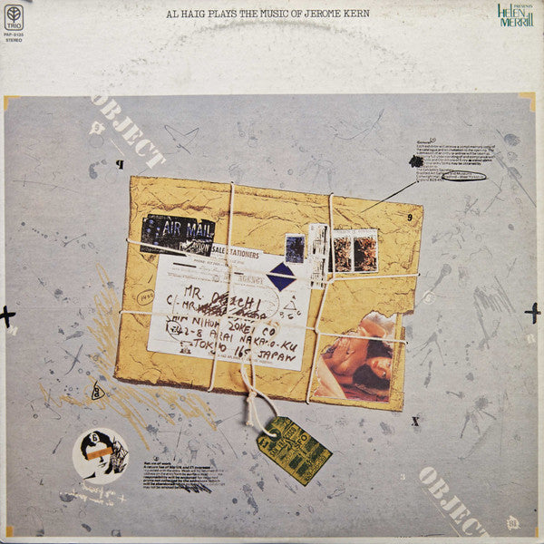 Al Haig - Al Haig Plays The Music Of Jerome Kern (LP, Album)