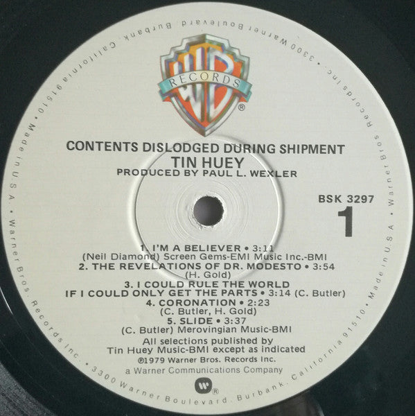 Tin Huey - Contents Dislodged During Shipment (LP, Album, Win)
