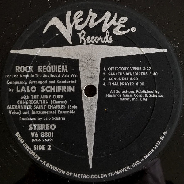 Lalo Schifrin - Rock Requiem (LP, Album)