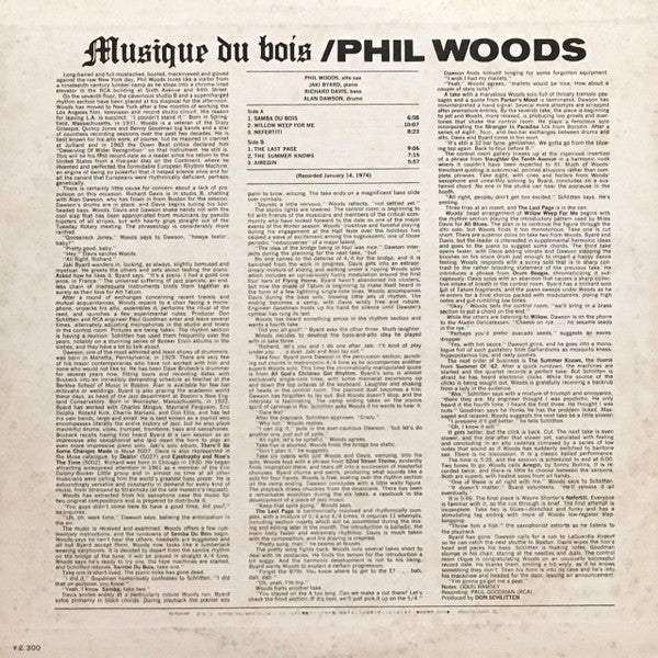 Phil Woods - Musique Du Bois (LP, Album)