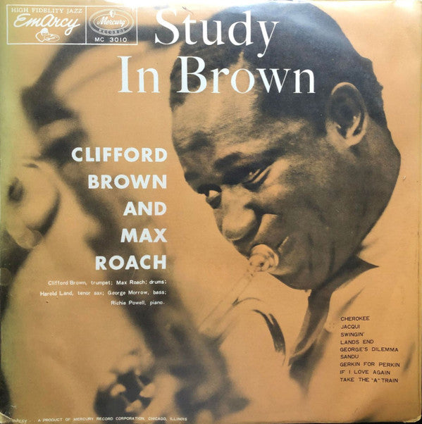 Clifford Brown And Max Roach - Study In Brown　スタディ・イン・ブラウン(LP, Albu...