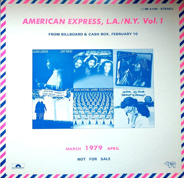 Various - American Express L.A/N.Y Vol. 1 (LP, Comp, Promo)