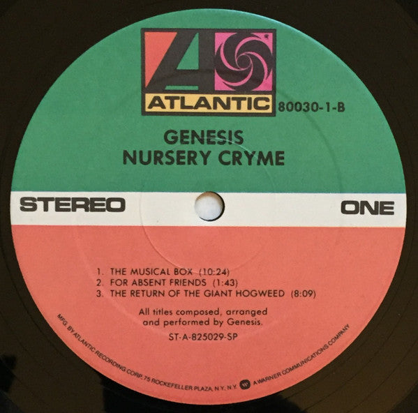 Genesis - Nursery Cryme (LP, Album, RE)