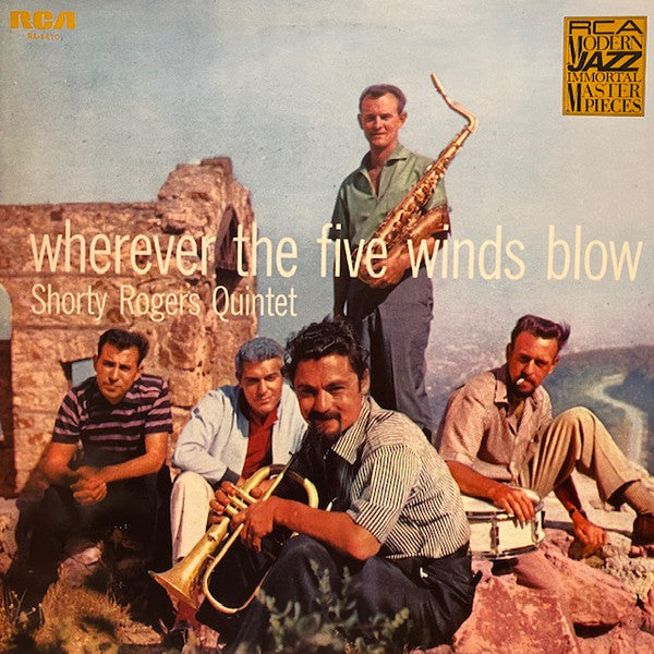 Shorty Rogers Quintet - Wherever The Five Winds Blow(LP, Album, Mon...