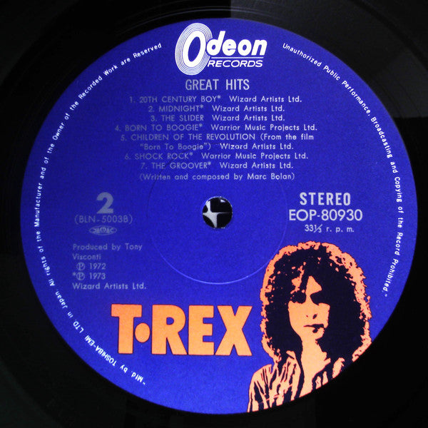 T. Rex - Great Hits (LP, Comp, RE, ¥ 2)