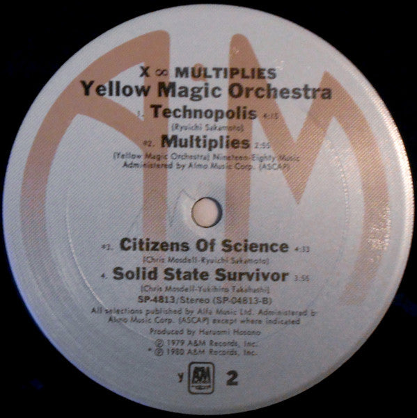 Yellow Magic Orchestra - X∞Multiplies (LP, Comp, ""Y"")