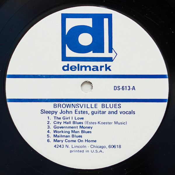Sleepy John Estes - Brownsville Blues (LP, Album, RE)